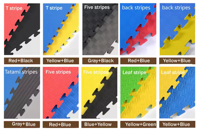 Commercial EVA Interlocking Floor Mats — 10-Piece Pack