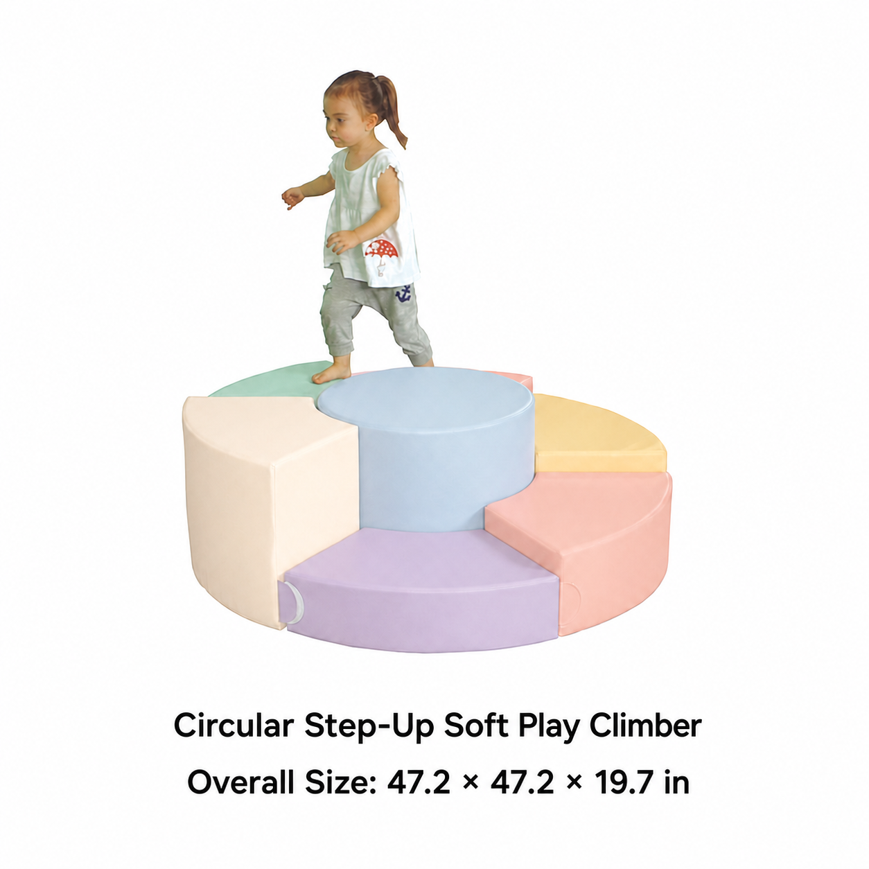 Circular Step-Up Soft Play Climber