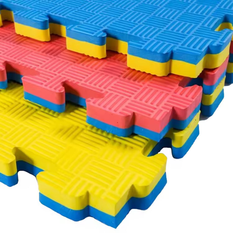 Commercial EVA Interlocking Floor Mats — 10-Piece Pack
