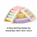6-Piece Adventure Soft Play Climber, Roller & Slide Set