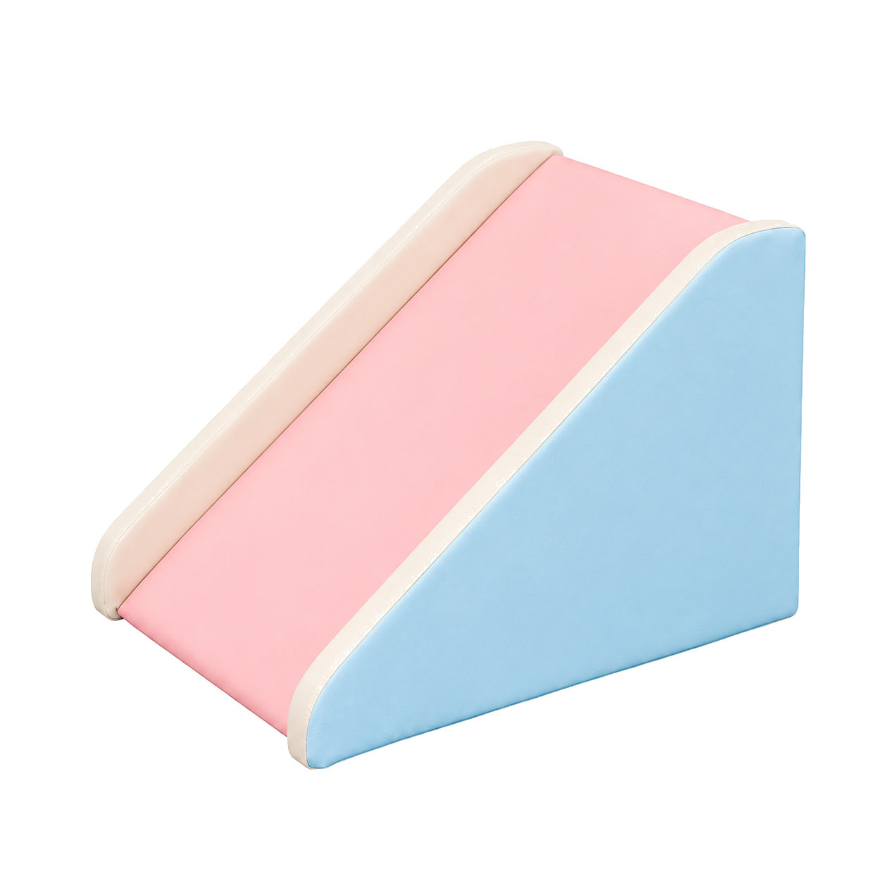Commercial wedge soft play slide in macaron colors
