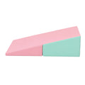 Commercial soft play ramp and passage module in macaron colors