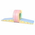 Commercial soft play crawl tunnel and ramps in macaron colors