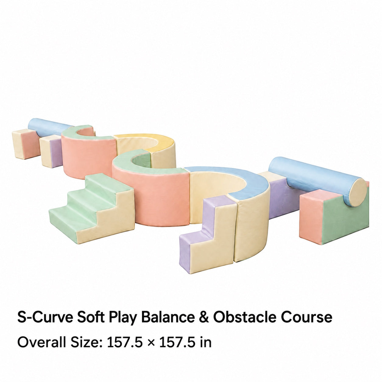 S-Curve Soft Play Balance & Obstacle Course