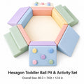 Hexagon Toddler Ball Pit & Activity Set