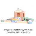 Crayon-Themed Soft Play Ball Pit Set