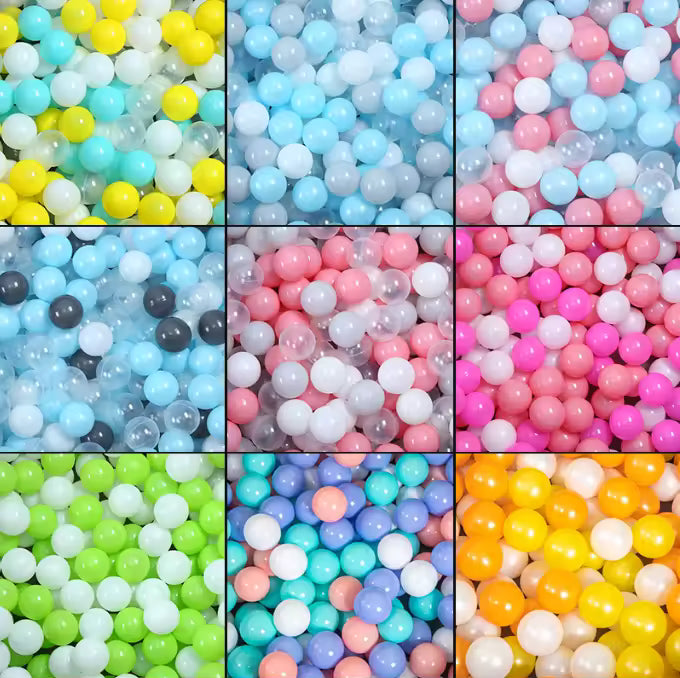 8 cm Commercial Ball Pit Balls — 50-Piece Color Choice