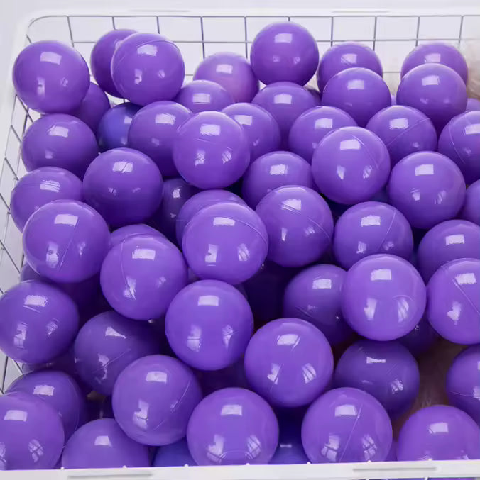8 cm Commercial Ball Pit Balls — 50-Piece Color Choice
