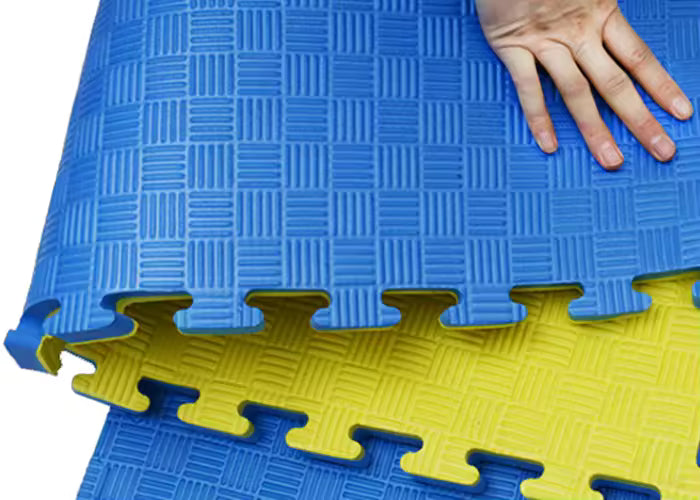 Commercial EVA Interlocking Floor Mats — 10-Piece Pack