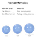 8 cm Commercial Ball Pit Balls — 2,000-Piece Bulk Color Choice
